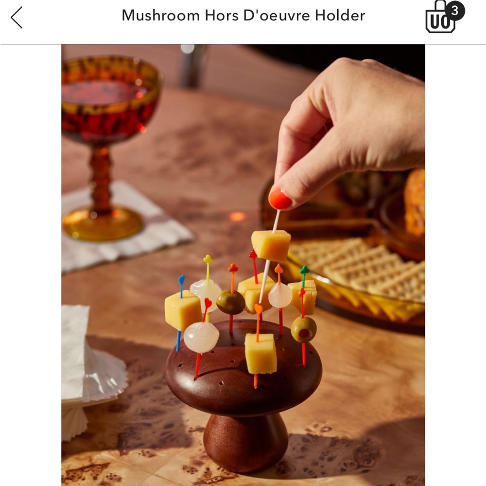 New wooden mushroom
